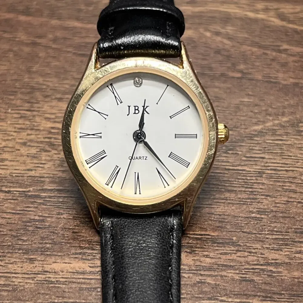 Camrose & Kross JBK Collection Japan Gold Tone Quartz Crystal Watch, G117877.